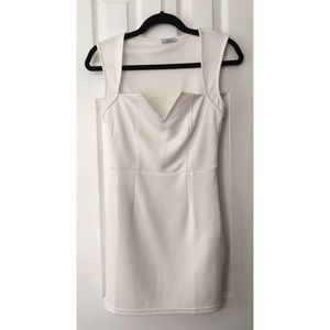 V Cutout Bodycon Dress